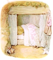 Simple box bed from Potter's story